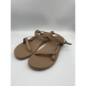Teva Original Universal Slim Sandals Womens US 10 Tigers Eye Open Toe Strappy